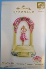HALLMARK  BARBIE 12 DANCING PRINCESSES ORNAMENT 2006 - NEVER DISPLAYED picture