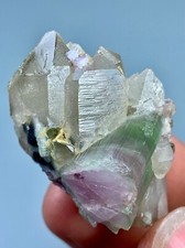30 Gram Watermelon Bicolour Tourmaline Candy Crystal Combine Terminated Quartz’s picture