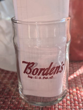 vintage BORDEN'S juice glass Elsie figure ACL 3 3/4