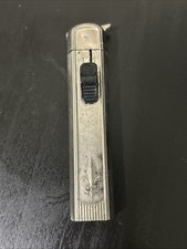 Vintage HP-06 Butane Lighter Folding Knife Combo Chrome Ignites picture