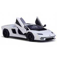 1:24 Lamborghini Countach LPI 800-4 White Alloy Car Model Diecast Collectible picture