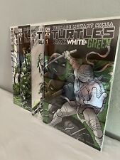 TMNT BLACK WHITE & GREEN #1 ~ VARIANT SET (4 books) TEENAGE MUTANT NINJA TURTLES picture