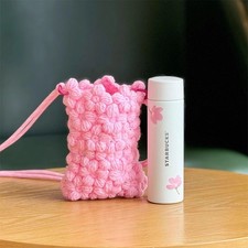 NEW Starbucks China 2025 Sakura 5oz/150ml SS Tumbler with Pink Bag Cute Cup Gift picture