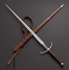 Custom Hand-Forged Viking Long Sword Battle Ready Medieval Sword With Scabbard. picture