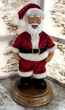 Gemmy Animated Santa Claus Motion Activated Figurine, Talking, Laughing, mooning picture