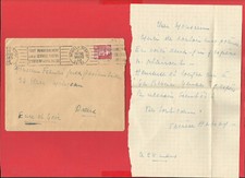 BF38-L.A.S+2 AUTOGRAPH POEMS.S-THERESE AUBRAY-[ANOTHER DAY]-[HOLIDAYS]1948 picture