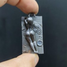Brass Sexy Ass Girl Statue Art Beauty Model Figurine Artwork Pendant Collection picture
