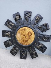 VTG   Zodiac Wall Clock  Astrology MCM 16