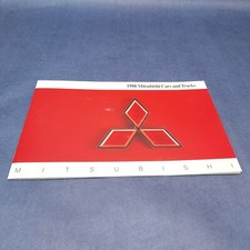 Vintage 1988 Mitsubishi Cars And Trucks Dealer Auto Brochure picture