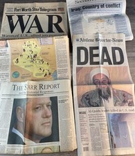 2011 MAY 2 NEWSPAPER - BIN LADEN DEAD - Related Headlines Lot Of 4 Texas picture