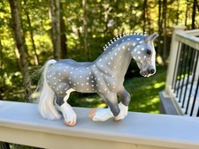 Vtg. 1996 Empire Industries Limited Edition Blue Ribbon Snow Knight Gray Horse  picture