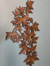 Vintage 1977 MCM Syroco Maple Leaf Large Wall Art Hanging Plaque #7413 39”x21” picture