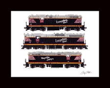 Chicago Burlington & Quincy Black  8