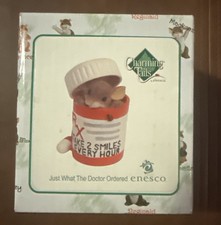 VTG 2009 Charming Tails “ Just What The Doctor Ordered “ RX PILL BOTTLE Mouse picture