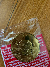 McDonald's Big Mac 50th Anniversary 2018 Gold Coin in Original Bag 1978-1988 picture
