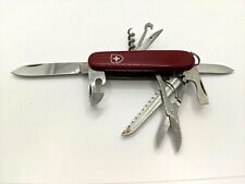 Victorinox Woodsman Swiss Army Folding Knife Multi Tool Saw Scissors Can Opener picture