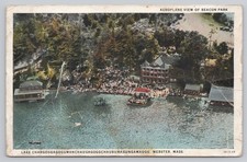 Webster MA Aeroplane View Beacon Park Lake picture
