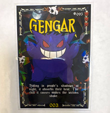 PRISMA 2024 Pokémon Trick or Trade Gengar Hologram Card #095 English picture