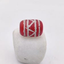 Original Ancient Sasanian Etched Carnelian Bead Amulet  picture