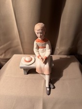 Laszlo Ispanky Girl on Bench Figurine picture