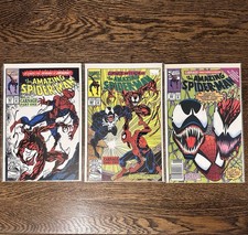 Marvel The Amazing Spider-Man #361–363 Comic Lot (1992) — Carnage Part 1–3 picture
