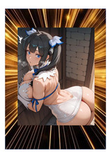 Hestia DanMachi Dungeon Custom Waifu Anime ACG Goddess Card picture