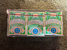Triumph Playing Cards Neon Lights Edition 12 Deck Case New Sealed picture