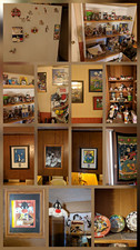 Sylvester and Tweety Framed Prints & Wall Hangings Lot, Multiple Pieces picture