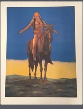 Vintage Appeal to the Great Spirit Lithograph Print - Cyrus Dallin  picture