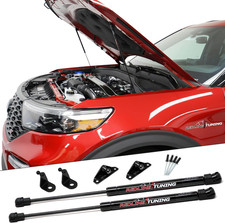 Hood Quicklift and Struts for Ford Explorer 2020-2027, All Black Components picture
