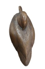 Vintage Brown Duck Decoy by Wood Decoy Culbertson's Ltd 10 Wooden 5 Wide 3 Wide picture