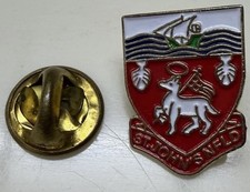 Vintage St. John’s Newfoundland Lapel Pin Enamel Souvenir Badge Canada picture