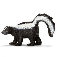 NEW Schleich 14672 Skunk RETIRED wild life animal replica toy figurine rare toys picture