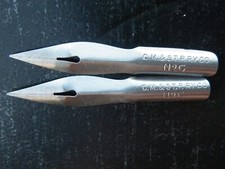 6 - Vtg C.M. & ST. P. RY. - RAILROAD CHICAGO MILWAUKEE & ST. PAUL Dip Pen Nibs picture