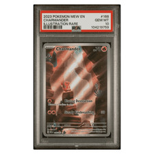Charmander PSA 10 2023 Pokemon Mew Illustration Rare Card #168 picture