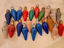 21 Vintage C6 Christmas Light Bulbs~Tested/Working ~ picture