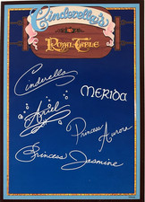 Cinderellas Royal Table Ariel Jasmine Aurora Merida Autograph Card Disney World picture