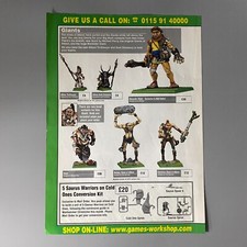 MARAUDER GIANT ALBION TRUTHSAYER WARHAMMER 6TH EDITION VINTAGE RETRO ADVERT picture