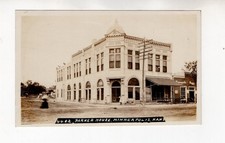circa 1910 Real Photo Postcard / RPPC, Parker House Hotel, Minneapolis Kansas picture