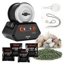 VEVOR Rock Tumbler Kit Rock Polishing Kit 3 lbs with Rough Gemstones 4 Speed picture