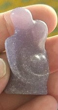 Lepidolite Couple Crystal Carving Polished Natural Stone picture