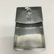 Anheuser Busch Golf Classic Shirley Pewter Williamsburg Desk Stationary Box  1b picture