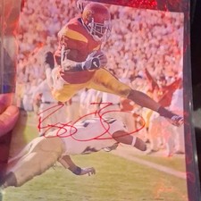 Signed Autographed NFL Football Photo, Sports Memorabilia, Not Authenticated picture