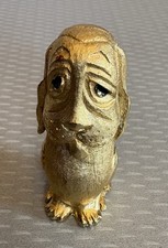 Vintage Rosenfeld by Florenza Hound Dog Lighter Sad-Eyed Goldtone Figural 2