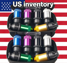 12 Pc Sneak a Toke Mini One Hitter Metal  Portable Smoking Pipe With Tool 🎁 picture