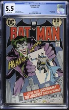 Batman #251 CGC 5.5 Classic Neal Adams Joker Cover DC 1973 picture