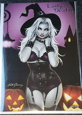 LADY DEATH - All Hallows Evil  - coffin comics - only 200 made picture