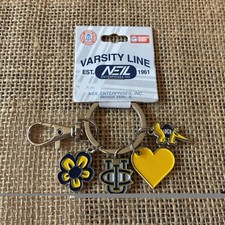 New- University of California Irvine Multiple Charms Key Ring Key Chain picture