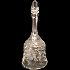 Crystal Bell Floral Pattern 7 3/4 Inch picture