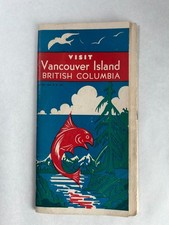 Vintage Vancouver Island British Columbia Canada 1948Tourist Brochures picture